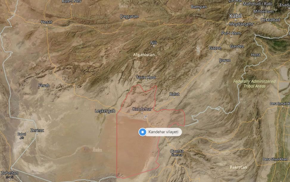 kandahar province map